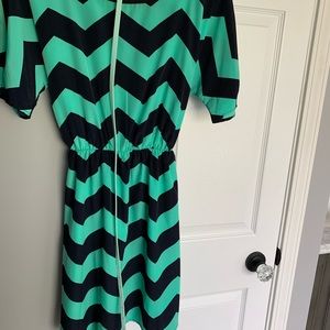 Millibon USA Chevron Dress L